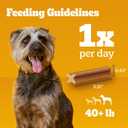 Pedigree Dentastix Large Dog Treats, Original Flavor with Real Chicken, 2.08 lb. Bag (40 Treats Total) (40 Count (Pack of 1))