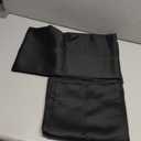 RYB HOME Black Curtains Blackout - Bathroom Small Window Curtains Thermal Insulated Privacy Drapes for Kids Bedroom Living Room Kitchen Basement, Width 42 by Length 36, 1 Pair