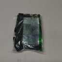 Name Tags Lanyard Badge Holder Pairs (Set of 50, Black): Woven Round Lanyard & Horizontal Sealable Waterproof Clear Plastic ID Card Name