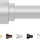 Extra Long Curtain Rods 120 to 240 Inch(10-20ft),1Inch Silver Adjustable Extra Long Curtain Rod,Heavy Duty Decorative Window Curtains Rod for Bedroom,Long Curtain Rods 120-240 (120-240"&1 pack, Antique Silver)