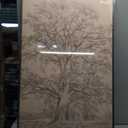 Large Vintage Framed Neutral Landscape Wall Art for Living Rooms, 3 Piece Retro Big Tree Sketch Botanical Forest Antique Canvas Artwork Set, Rustic Nature Wabi Sabi Art Prints for Hallway Home Office 24x36 Inch
