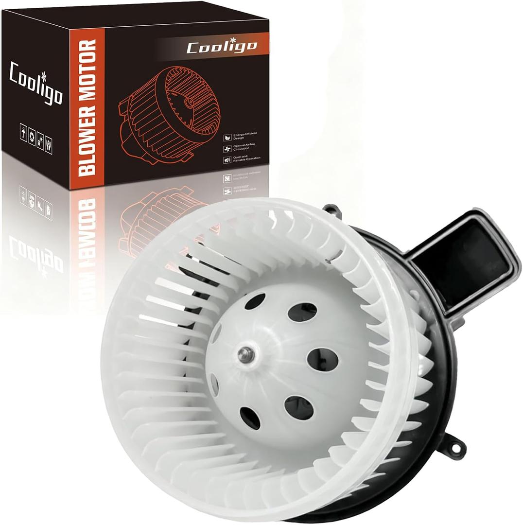 Front Heater Blower Motor fit for Chrysler Town & Country 2008-2016, for Dodge Grand Caravan 2008-2020, Durango 2011-2021, for Jeep Grand Cherokee 2011-2021, Replace OE# 700216, 68029719AB