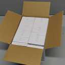 (50 Pack) BESTTEN USWP6 Matte Snow White Screwless Wall Plate, 1 Gang Switch Plate, Decorator Receptacle Outlet Cover, H4.69 x W2.91