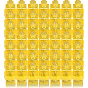 3 x CALIFORNIA CADE ELECTRONIC Finger Lights, 50Pcs Flashlight Finger for Kids | Yellow, Glow Party Favors Bulk, Led Light Up Toys, for Easter Back to School Classroom Prizes Trick or Treating Christmas
