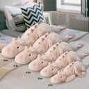 Pterosaur Stuffed Animal with Wings - Cute Soft Dinosaurs Plush Toys Little Flying Dragon Plushies Pillow Doll Christmas Birthday Gifts for Kids Boys Girls (Pink,27.55inch/70cm)