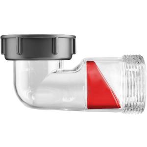 Sink Trap 1 1/2'' P-Trap Replacement Upgrade Visible Sink Drain Backflow Preventer for Kitchen, Bathroom,RV Garbage Disposal Sink Drain Fittings