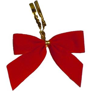 18 pcs  Christmas Red Bows,  for Christmas Tree Fireplace Decoration