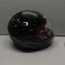 Bluetooth Modular Motorcycle Helmet DOT/ECE Approved Full Face Flip up Anti-Fog Double Visor Helmet Built-in Dual Speaker with Microphone for Adult Men and Women (Small, Bright black)