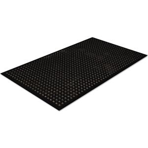 Crown Matting WSCT35BK Safe Walk Light General Purpose Drainage Mat, Easy to Handle, Clean, and Maintain, 36 X 60, 3' X 5', Black