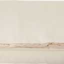 Luxury Flat Sheet on Amazon Elegant Comfort Wrinkle-Free 1500 Premier Hotel Quality 1-Piece Flat Sheet, Full Size, Cream