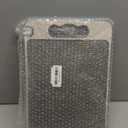 Double Sided Metal Cutting Board Titanium 14.3"x9.8" - GR1 Titanium Cutting Board with Sharpener for Knife for Meat & Wheat Straw + PP for Fruits - Non-slip, Built-in Garlic Grater & Juice Grooves