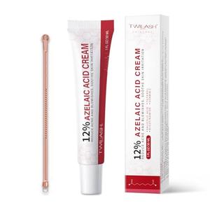 Twilash by DLY 12% Azelaic Acid Cream with Pimple Popper Tool – Advanced Blemish Control, Redness Relief, and Skin Hydration – Perfect for Sensitive Skin – 1 fl oz / 30 ml (12%) EXP 02/11/2028