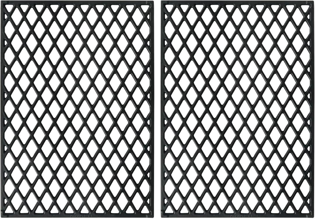 Grill Grate for Pit Boss 800 Series Smoker Replacement Parts Sportsman 820 Pro Series II 850 Wood Pellet Cast Iron Cooking Grid PB820PS1 PB850PS2 Porcelain-Coated