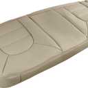 Rear Bench Bottom Seat Cover Leather Tan Fit for Ford F250 F350 F450 F550 XLT Lariat Dually 1999-2000