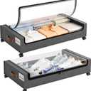 Yecaye Under Bed Storage with Wheels, 2 Pack Under the Bed Storage Containers with Lids & Label, XXL 60L Rolling Underbed Storage Drawers for Clothes, Blankets, Shoes, Hemp Gray
