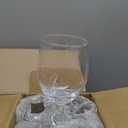 Patelai Set of 12 Clear Glasses 13.5 oz Water Goblet Glass Stemmed Water Glasses for Juice Wine Beer Tea Milk Cold Beverages Drinks Dishwasher Safe