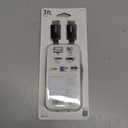 GE Home Electrical 4K HDMI Cable, 3 ft. HDMI 2.0 High Speed 18 Gbps with Ethernet, 4K 60Hz, 1440p 1080p 120Hz, HDR, for HDTV, Streaming, Blu-ray, Gaming, PS4 Pro PS5 Xbox, 34474