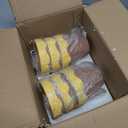 Leinuosen 6 Pcs Honey Bee Table Centerpieces Decorations, 4 Inch Yellow and Brown Jar Baby Gender Reveal Supplies Bee Themed Party Favor for Baby Shower, Birthday Party and Classroom Favors