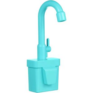TOYANDONA Kitchen Sink Toy, Play Kitchen Sink Faucet Pretend Play Kitchen Faucet Replacement Toy Sink Faucet Play Kitchen Accessories for Kids Toddlers Boys Girls