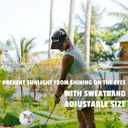 Bamveio Funny Golf Visors Hats for Men Women,Golf Gifts for Adults Humor (Black)