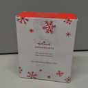 Hallmark Baby's First Christmas Silver Baby Rattle with Blue Ribbon 2023 Christmas Ornament, Premium Metal