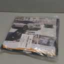 EcoNour Car Windshield Cover for Ice and Snow, Windshield Snow Cover with Side Mirrors Cover for Snow, Ice, UV Fits Most Cars, Trucks, Vans, SUVs, Black (Medium-Front)