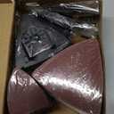 104Pcs Oscillating Tool Detail Sanding Pads Kit 2Pcs Triangle Sanding Pads and 2Pcs Finger Sanding Pad 100Pcs Multitool Sandpaper Grit Fit for Finishing Wood Sanding Plaster