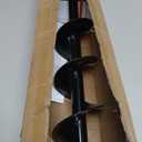 SYITCUN Auger Drill Bit for Planting - 4"X32" Heavy-Duty Auger Post Hole Digger for Fence- 1/2" Hex Drive Drill