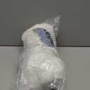 LIFEREVO Fluffy Faux Rabbit Fur Body Pillow Cover, Luxury Ivory Bubble Shaggy Plush Bed Body Pillowcase with Zipper Closure, Long 20"x54" Fuzzy Furry Pillow Case for Adults Kids Girls Teens, Beige