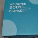 L'AGRATY Weighted Lap Blanket 7lb: Small Weighted Blankets for Adults Portable Travel - Cooling Pad Blanket for Relaxation Sleeping - Cozy Lap Washable All-Season(29" x 24") OEKO-TEX STANDARD 100