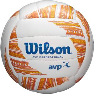 Wilson Outdoor Recreational Volleyball - Official Size (Orange/White)