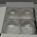 Luigi Bormioli Optica Cocktail Glasses 4 Set x 300ml Crystal Glasses, Dishwasher Safe
