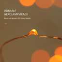 Mini Halloween Fairy Lights Battery Operate, 4 Pack Copper Wire Night Lights 3*AAA Battery Powered Led Starry Fairy String Lights for Bedroom, Christmas, Party, Decoration(5m/16ft Orange)