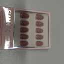 Glamnetic Press On Nails - Fall Mauve | Opaque Muted Blush Mauve Short Oval Fake Nails, Salon Quality | 15 Sizes - 30 Nail Kit with Glue