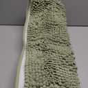 OLANLY Thick Bathroom Rugs 44x24, Extra Soft Absorbent Chenille Striped Bath Rugs, Rubber Backing, Machine Wash Dry, Bath Mats for Bathroom Floor, Tub and Shower, Home Decor Accessories, Sage Green