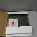 Anecdote 2026 Planner (8.5" x 10") Daily Planner Weekly Monthly Planner - 52 Weeks w/Library Buckram Cover, Brass Spiral - A4 Size Bleed-Resistant Paper – Evergreen