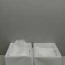 8 Buffet Risers with Mini Signs, Buffet Table Risers and Stands, Acrylic Cube Display Box for Catering Party Table Food Display, Dessert, Cakes - White, Set of 8 Boxes