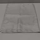 Home Queen Waffle Bathroom Window Curtain Valance, Short Straight Kitchen Window Topper, 60 x 16 Inch, Solid Grey