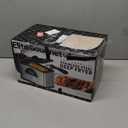 Elite Gourmet EDF2100 Electric Immersion Deep Fryer Removable Basket Adjustable Temperature, Lid with Viewing Window and Odor Free Filter, 2 Quart / 8.2 cup