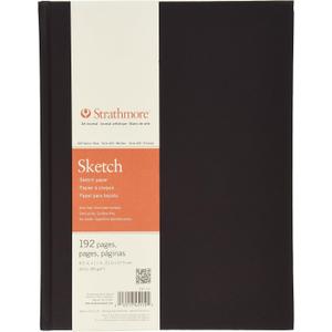 Strathmore 297-12 400 Series Hardbound Art Journal Sketch, 8.5"x11", 96 Sheets
