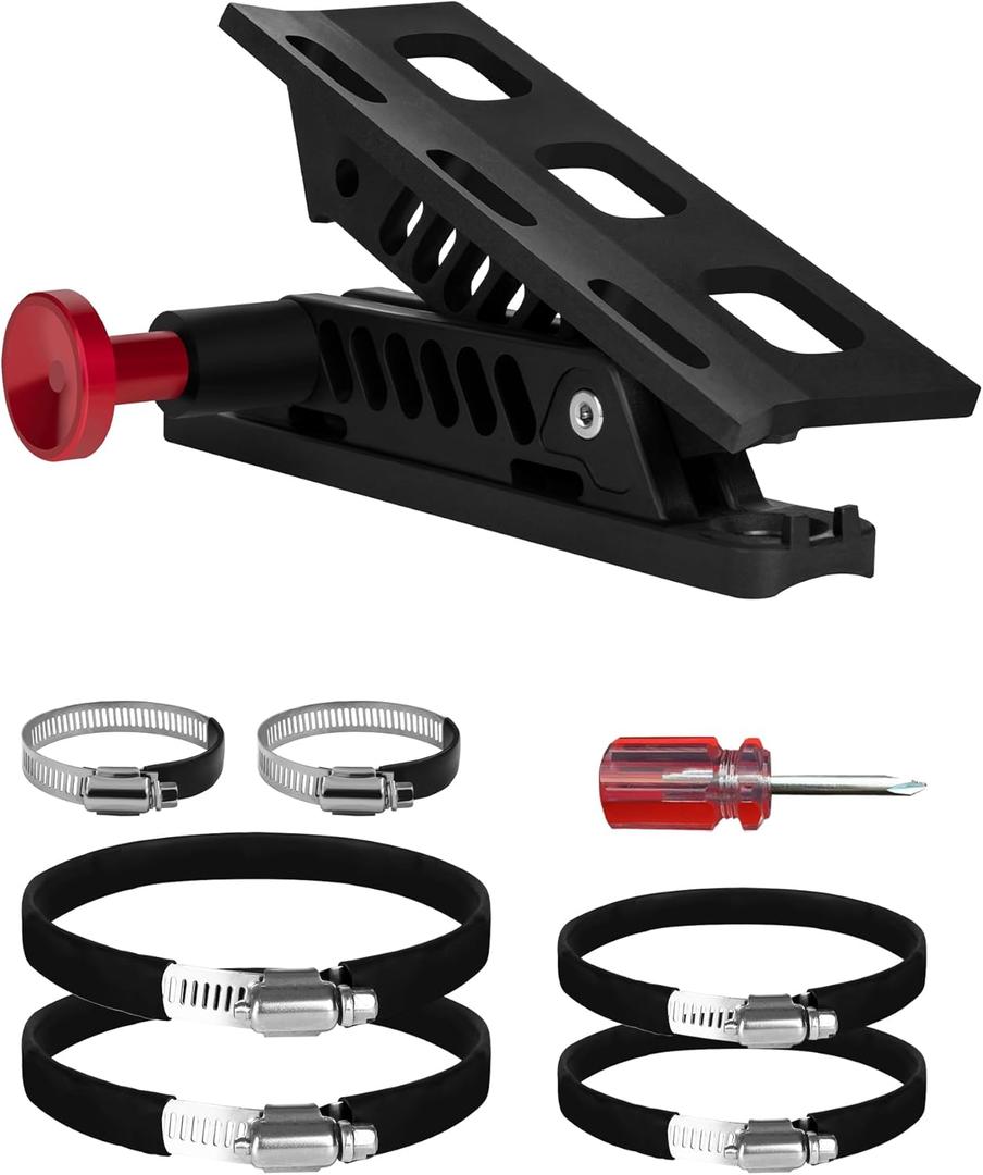 Adjustable Fire Extinguisher Mount, Easy Install on Roll Bar/ Cage Fire Extinguisher Holder, Quick Release Mounting Bracket for Jeep Wrangler JT TJ JKU JK JL UTV Cam-Am X3 Polaris RZR Ranger
