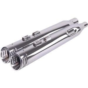 SHARKROAD 4.0 Inch Slip Exhaust for Harley-slip-on-mufflers Upgrade for 2017-2023 Touring Street-glide-mufflers, Road-king-slip-on-exhaust, Road-glide-slip-ons etc.20CC