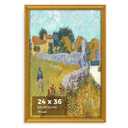 HLiWEGNS 22x30 Gold Ornate Wood Picture Frame, Single Pack, Classic Textured Frame for 22 x 30 Poster Art Display, Gallery Wall Decor