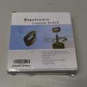 Flexzion Digital Luggage Scale, Baggage Weight Scale, 110 Lb (50 Kg) with 10g Deviation, Portable Handheld Suitcase Weight Scale with Hook for Travel, Fish Weighing, Black