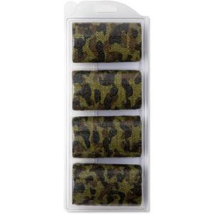 PowerFlex Equine  Extra Strong Self-Adhering Bandage Wrap  Wound Care, Compression & Support Bandage for Horses, Cows & Dogs  Woodland Camo, 4 inch, 4 Rolls (Resealable Case)