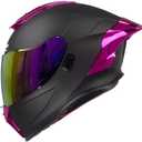 Crown Racing Motorcycle Helmets, Full Face Motorcycle Street Bike Helmet, DOT Approved Model-LW600,XL