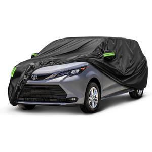 Waterproof 420D Oxford Fabric Car Cover fit Toyota Sienna - Reinforced PU Coating, All-Weather Protection, Easy to Install