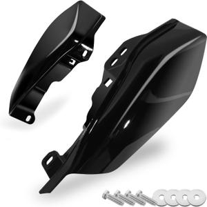 Gloss Black Mid-Frame Air Deflectors Heat Shields for 2009-2024 for Harley Touring Models  Compatible with Street Glide, Road Glide Electra Glide Road King Ultra Limited Tri Glide CVO