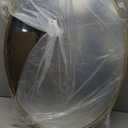 Gold Oval Mirror for Bathroom, 22x30 Inch Oval Bathroom Mirror with Brushed Metal Frame, Wall Mounted Decorative Vanity Mirror for Bathroom, Living Room, Entryway