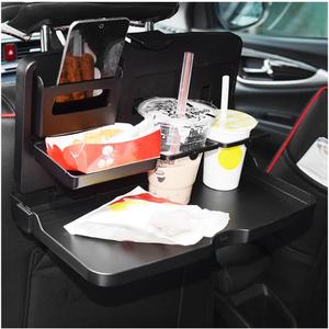 Foldable Car Food Tray Holder, Multi Functional Portable Backseat Tray Desk, Cars Computer Desk for Eating Food Drink and Writing Laptop Work, Car Accessories (13.8" L8.3" W8.3" H)